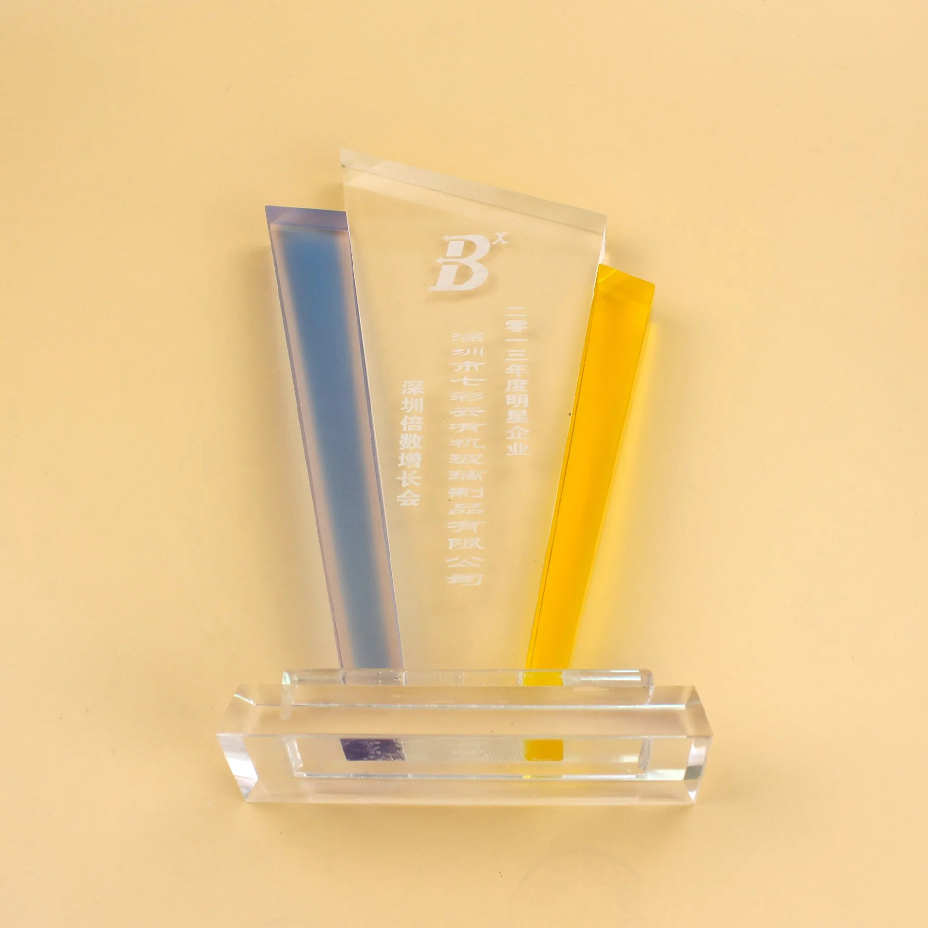 Creative New Glass Crystal Trophy Acrylic Medal Customization