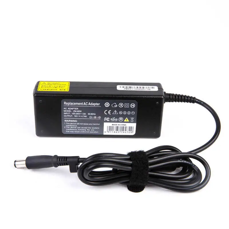 Laptop Adapter 90W 19V 4.74A AC/DC Power Adapter for HP