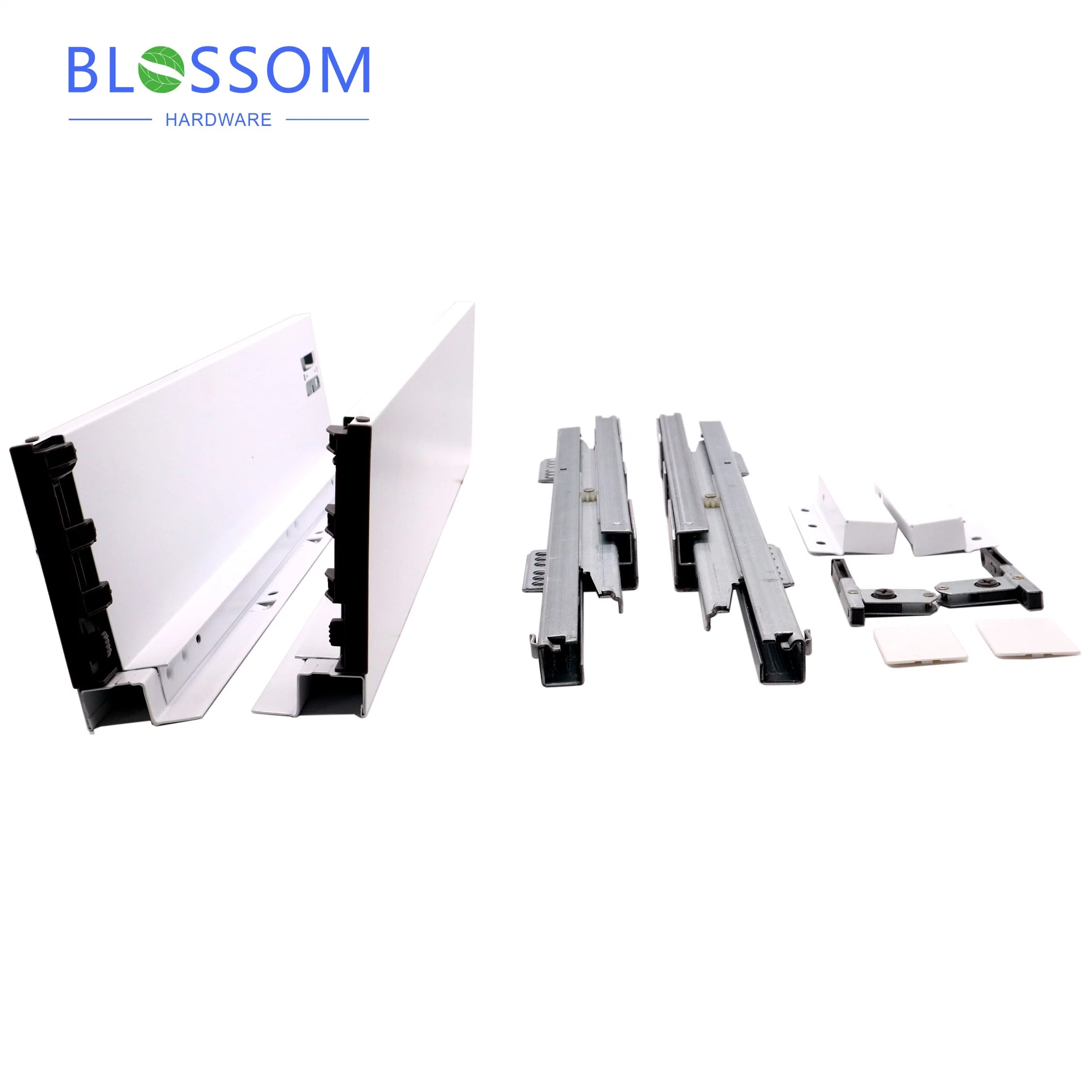 Concealed Drawer Slide Channels Double Wall Soft Closing Metal Tandem Box for Drawer Accessories Bulk Price