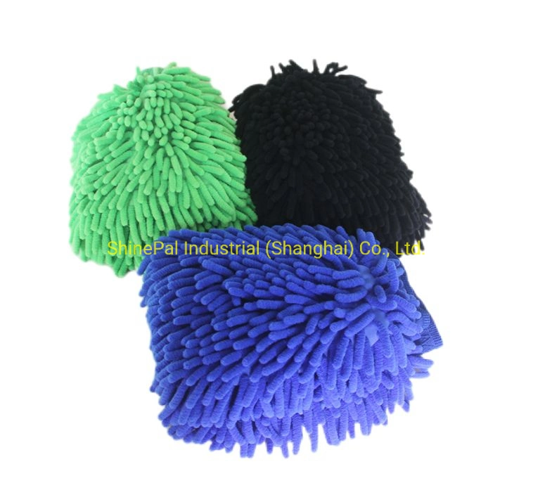 Dual-Side Waterproof Car Washing Mitts Microfiber Chenille Cleaning Household Cleaning Tools