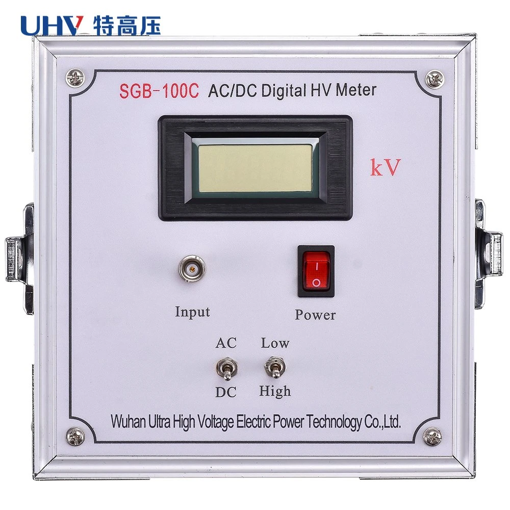 Sgb-C 200kv AC/DC Digital Kv Meter High Voltage Divider High Precision AC DC Digital Voltage Meter