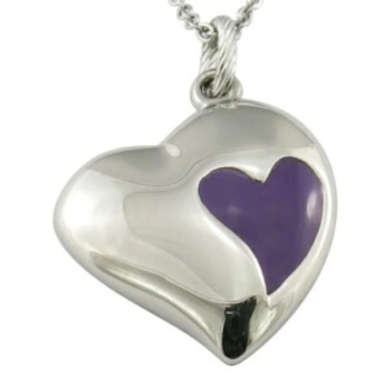 Metal Cremation Ashes keepsake/ souvenir Heart Pendant