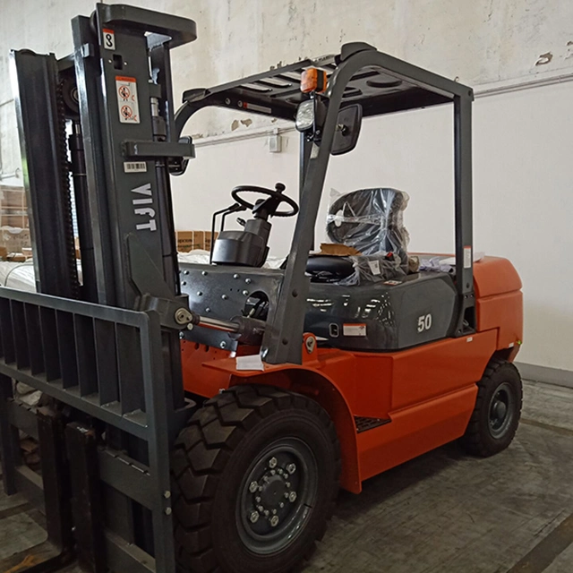 4 Ton Hot Sale Diesel Forklift High quality/High cost performance  3 Meters Lifting Height 4 Wheels Diesel Fork Lift