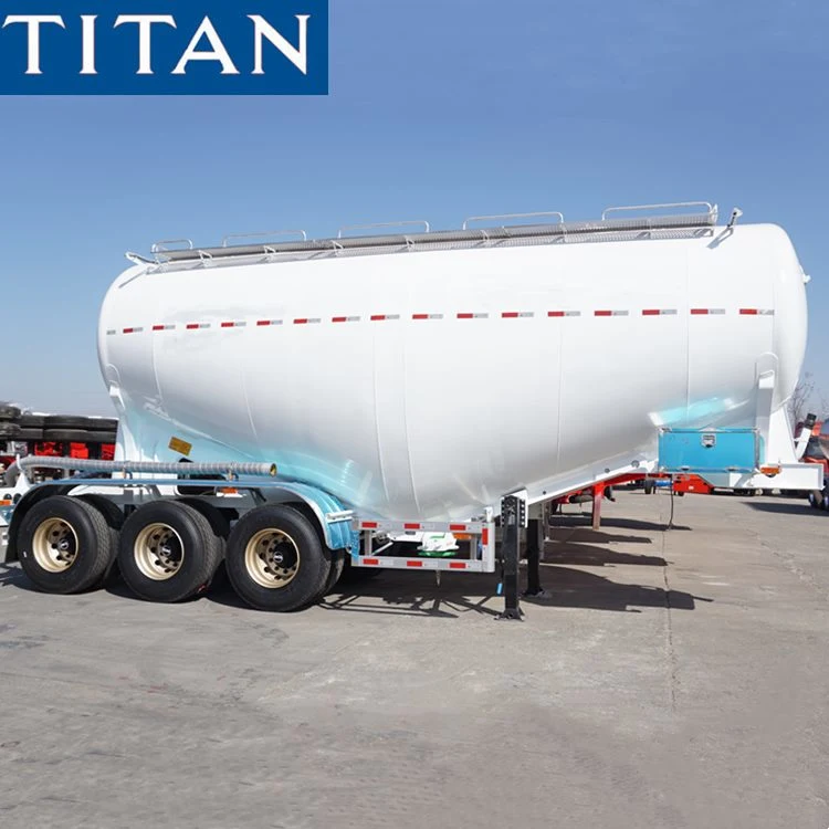 3 Axle Bulker Truck Cement Bulker Trailer 35cbm Pneumatic Trailer