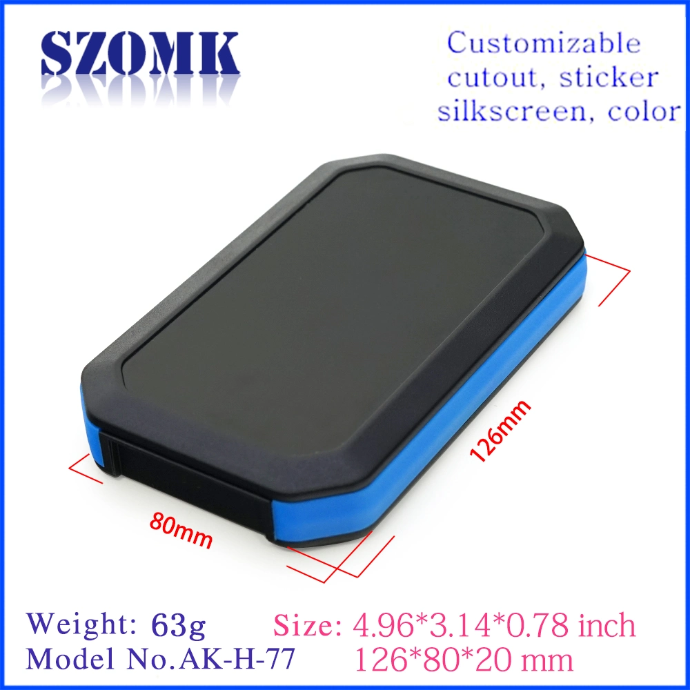 Waterproof Plastic Handheld Enclosure PCB Connection Junction Box/Ak-H-77/126*80*20mm