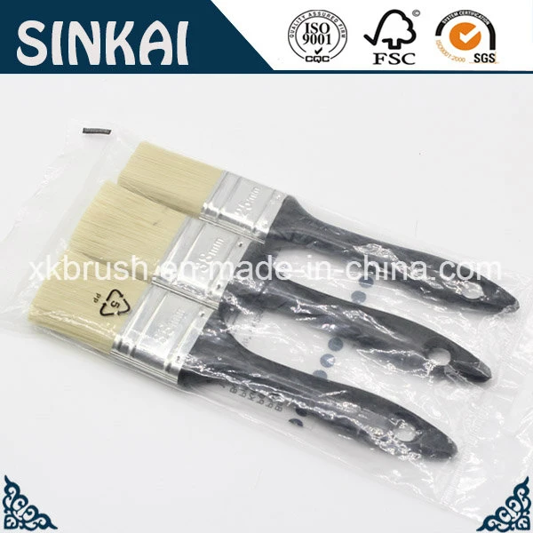 Plastic Brush with White or Black Filaments