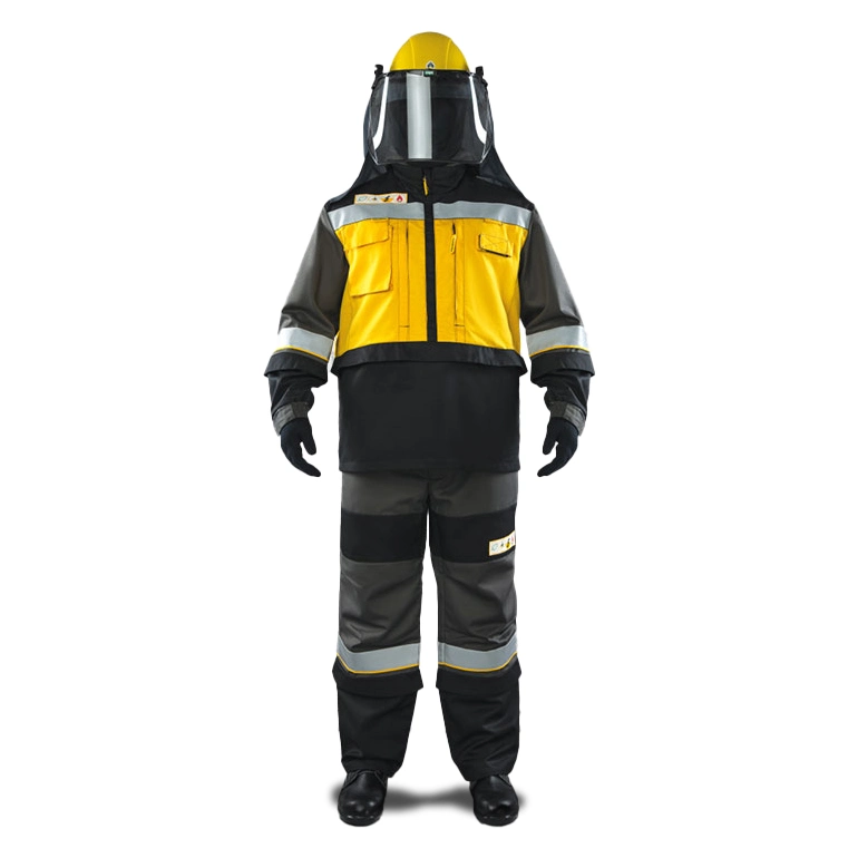 Vestuário de proteção individual vestuário de trabalho anti-estático à prova de água e retardador de chamas