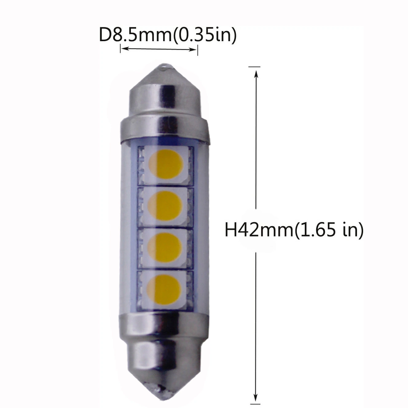 C5w LED 31mm 41mm COB Festoon Car Ceiling Reading Lamp 360 Degree