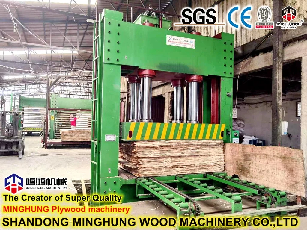 China Holzbearbeitung Sperrholz Furnier Pre Kalt Presse Maschine
