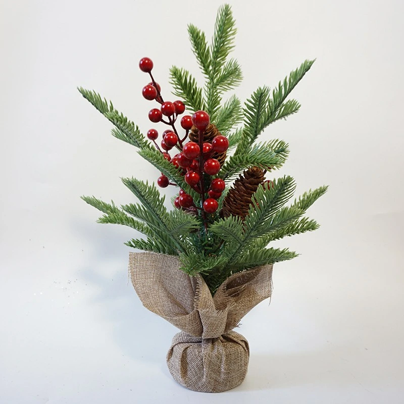 40 cm Mini simulierter Weihnachtsbaum für Haushalt Tischdeko