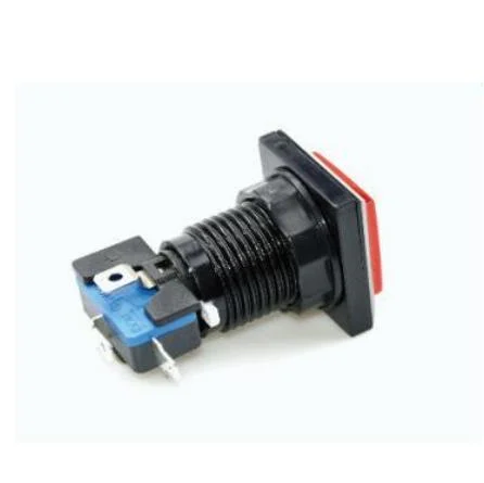 32mm interruptor de botón pulsador cuadrado microinterruptor iluminado LED para juegos Accesorio