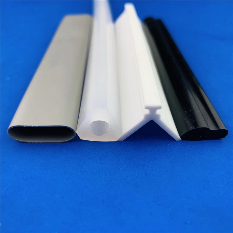 Various Shaped Extruded Silicone Rubber Profiles High Tear Strength