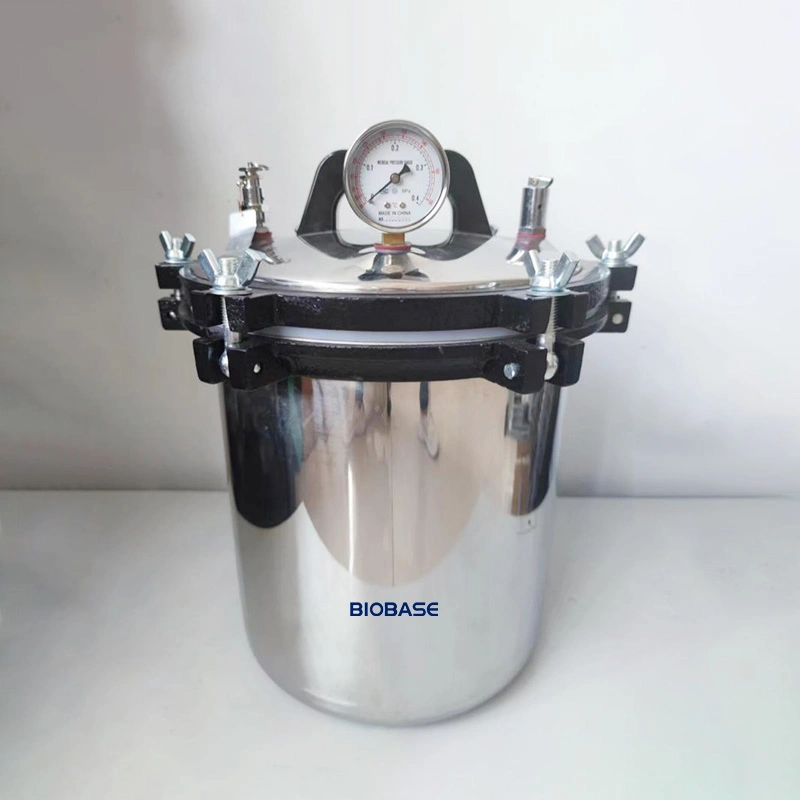 Biobase Autoclave de vapor a alta presión de 18 litros Instrumentos Dentales esterilizador portátil