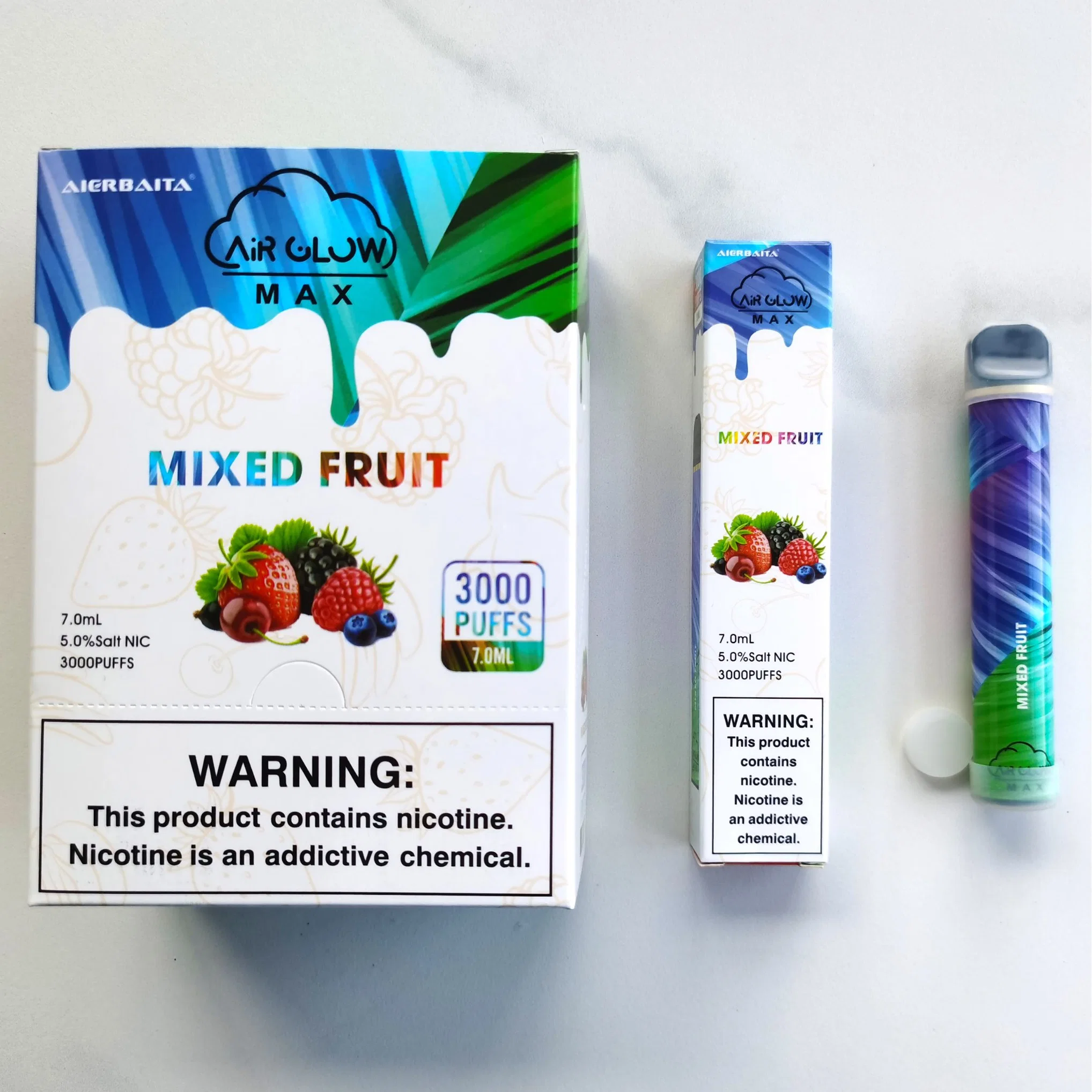 La nouvelle Europe de l'air chaud la vente de bougies de Max 3000 inhalations jetables avec 5 saveurs Vape Pod