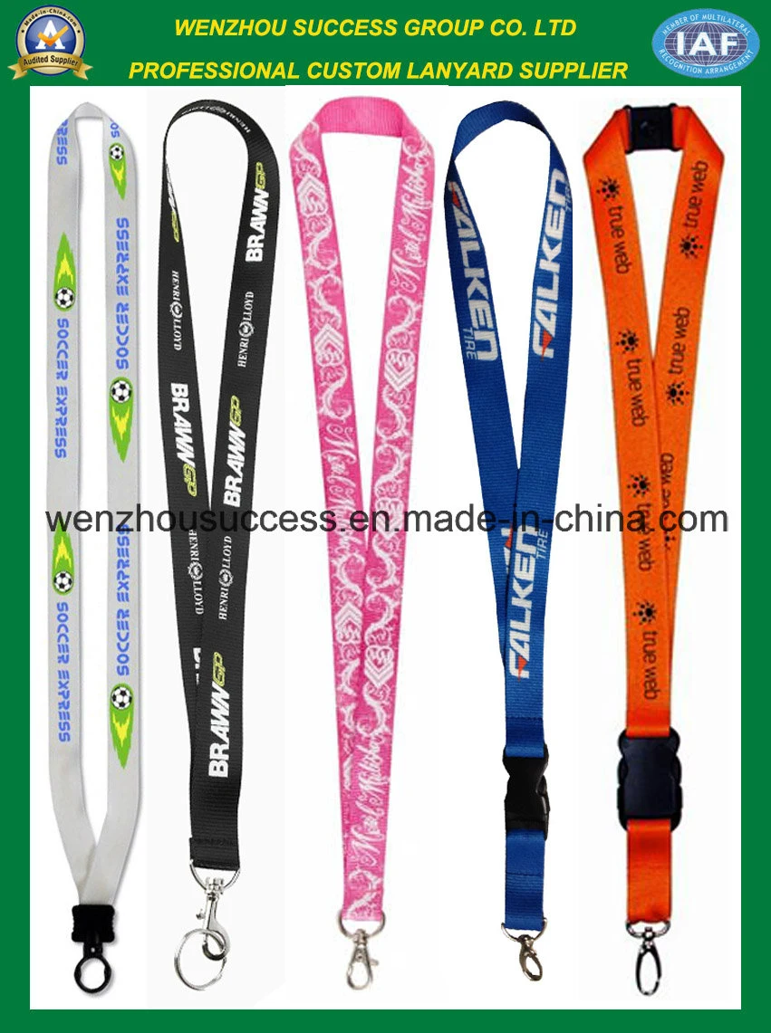 Professional Manufacturer of Eco-Friendly Heat Transfer Printing Lanyard