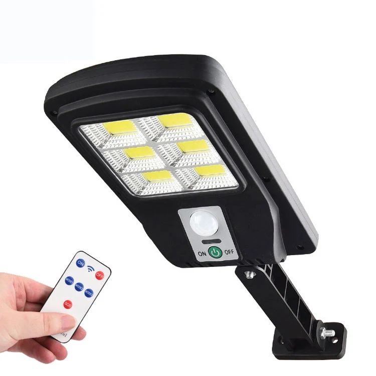 LED COB do sensor de movimento Streetlight da estrada à prova de água Aplique para exterior Garden Solar Street Light