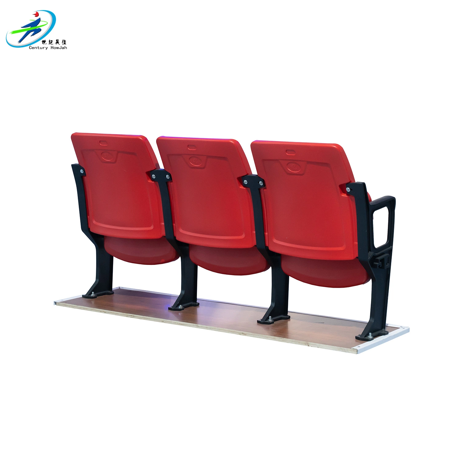 Cómoda sensación de estar sentado HDPE plegado plástico silla de estadio / asiento