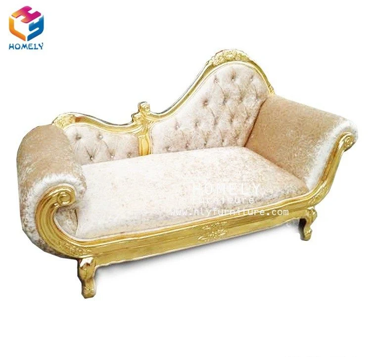 Eroupean Style Fabric Sofa Chaise for Bedroom/Living Room/Banquet