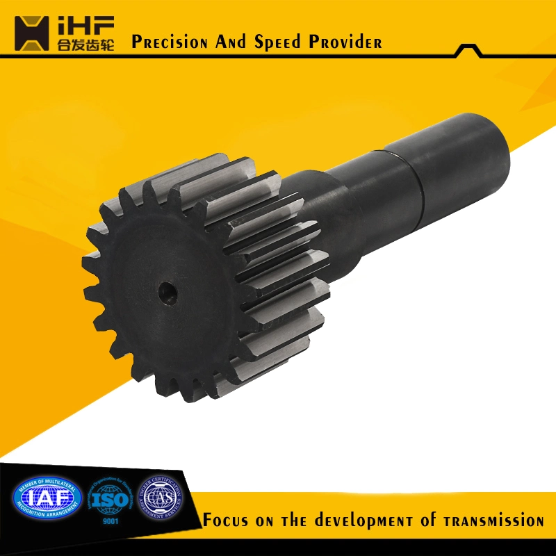 Aluminum Pinion Gear CNC Machining Milling Turning Lathe Drilling Spline Shaft