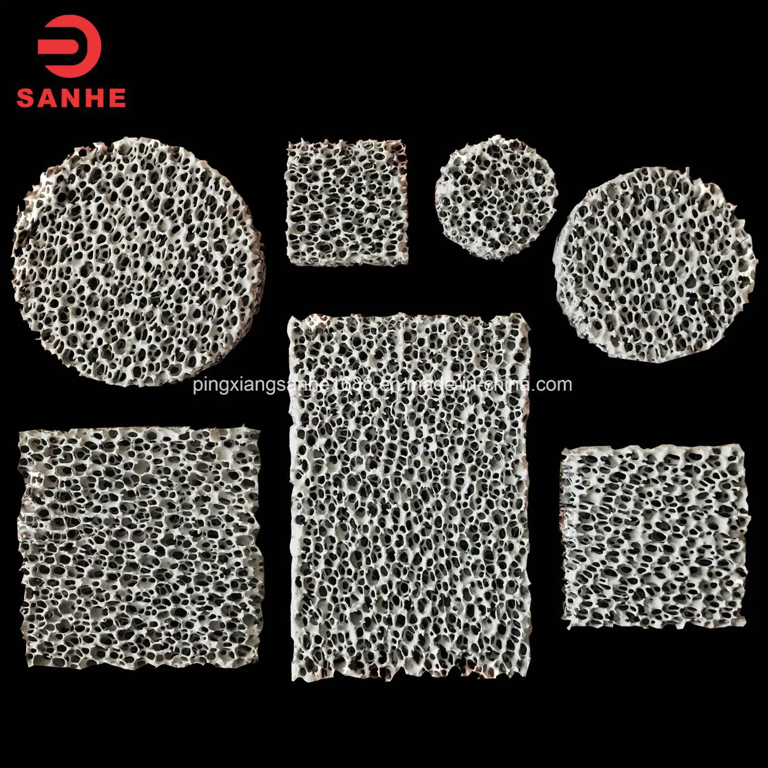 Ceramic Foam Filter for Metal Foundry Ceramic Porous Honeycomb Foam Filter