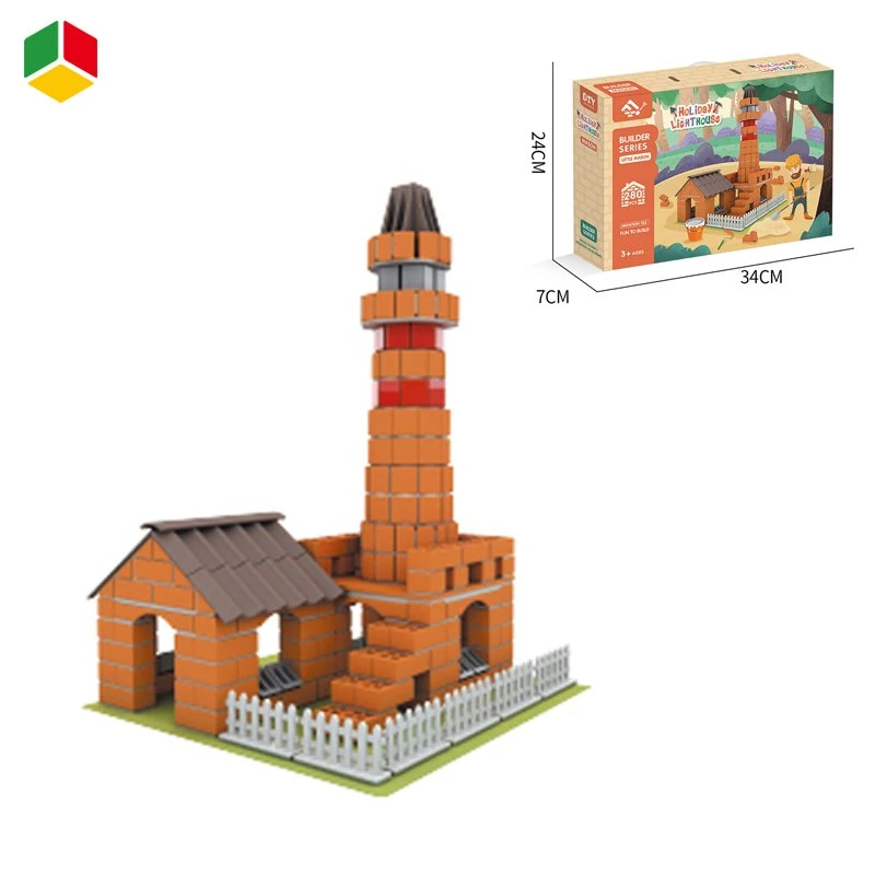 Qstoys 280 ordenadores bricolaje Construcción La construcción de juguetes Playhouse Conjunto de bloques de la casa en miniatura de los bloques de modelo para niños