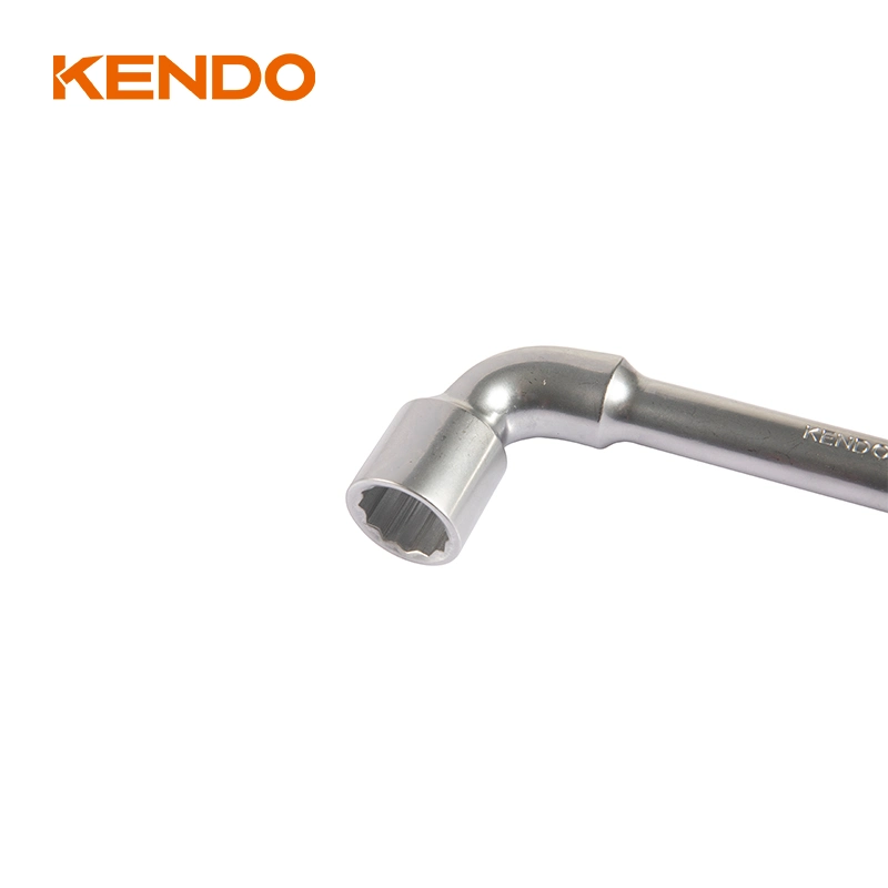 Kendo L-Type Socket Wrench L Shaped with Perforation Elbow