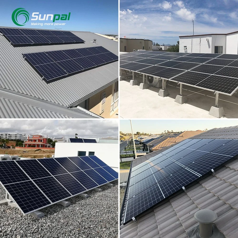 Goodwe Hybrid Solar Module System 5 Kw 6kw 10kw Solar Power System with Residual Current Monitoring Unit