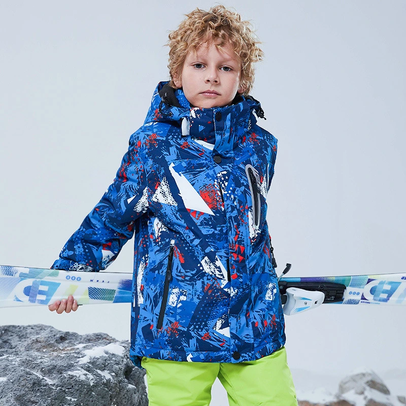 Children's Cotton Jacket Outdoor Waterproof and Breathable Cotton Suit