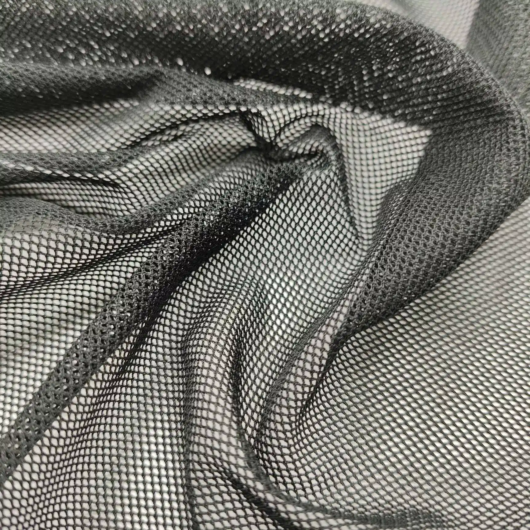 Usine de chinois à bas prix 100% polyester Tissu à mailles de 1*1 pour les chaussures de sport tissu sac à dos