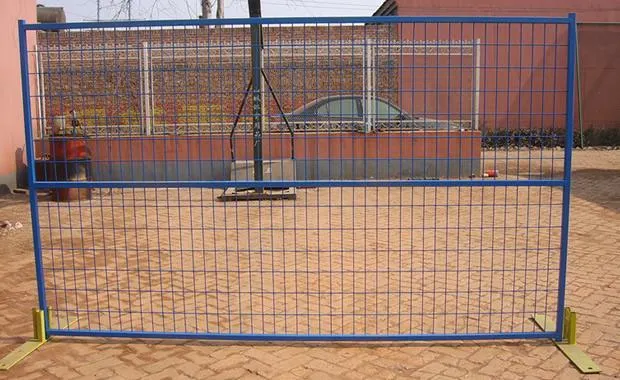 Segurança portátil de Ferro móvel Fencing Canada Metal Temp Fence 6X12 Painéis temporários de vedação para o local de construção