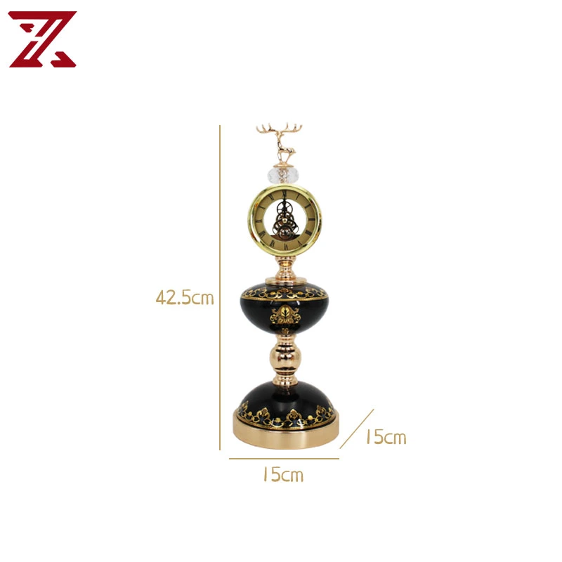 Factory Sale Silent Desk Table Clock for Living Room Home Decoration