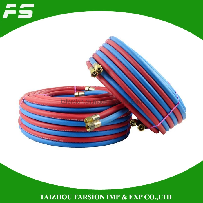 China Manufacturer High Pressure 1/4" 3/8" Propane Oxygen Acetylene Double Twin Welding Hose