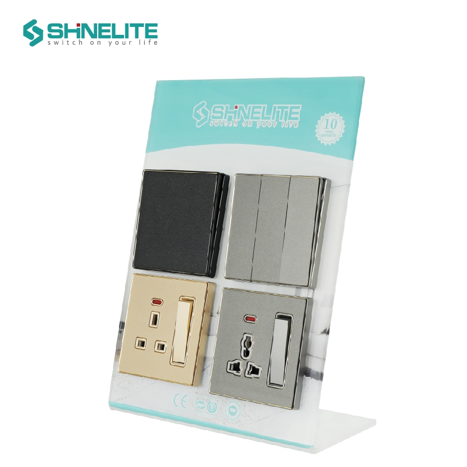 13A UK Standard Socket Plastic Wall Switch Socket Free Sample Popular Design