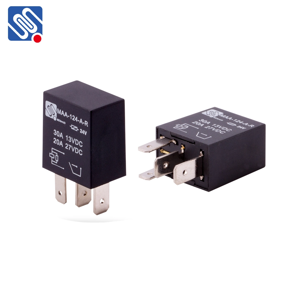 Meishuo Maa-S-112-a Micro Power 12V/24V 30A Electromagnetic DC Auto Relay
