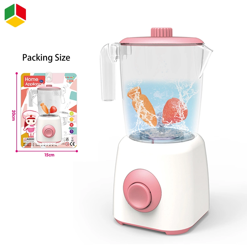 QS Maison appareil ensemble de cuisine jouet plastique jouets à piles Pink machine électronique à jus pour enfants Sprétendre Toy