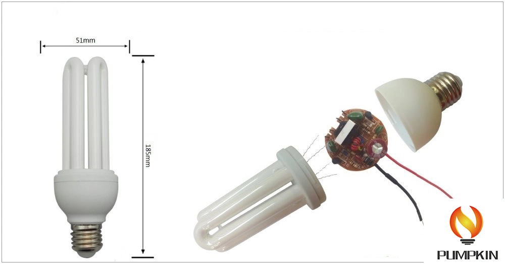 Home Lighting CFL Bulb Lamp 25W B22 E27 3u Energy Saving Light