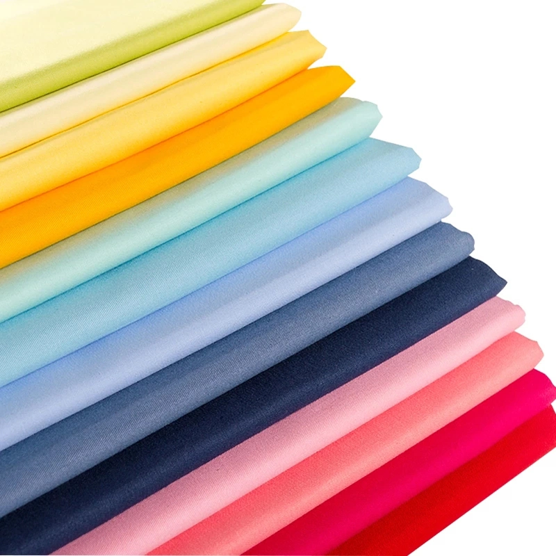 Wholesale/Supplier High quality/High cost performance  Solid Dyed 100% Cotton Fabric for Shirts Bedding Sofa