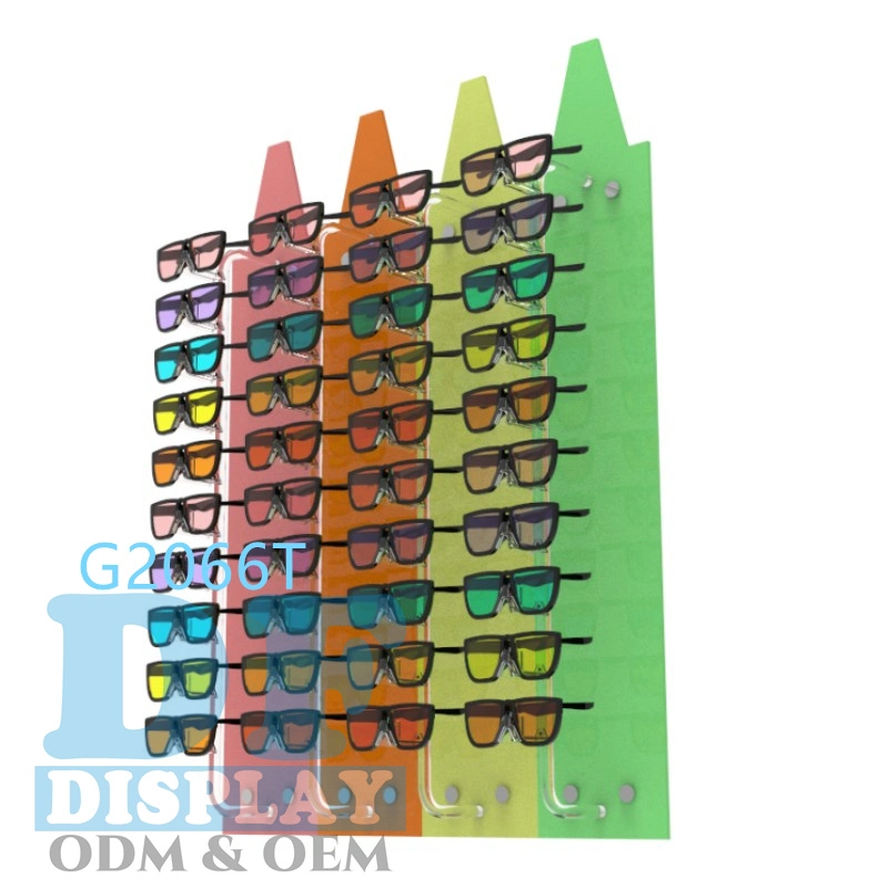 Acrylic Optical Shop Display Wall Mount Kids Eyewear Displays Optical Frames Exibition Display Acrylic Wall Display