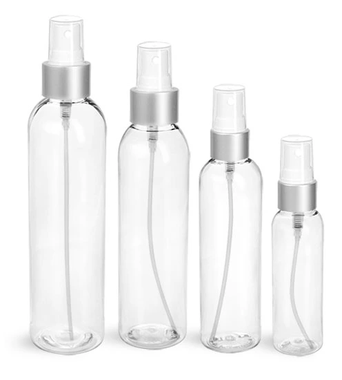 Plastic Clear Pet Cosmo Round Bottles Plastic Bottle