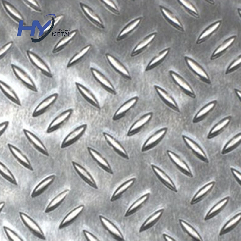 China Manufacture Embossed Diamond 5083 Sheet 1100 H18 Full Hard Aluminium 3003 H24 Aluminum Embossed Plate Coil