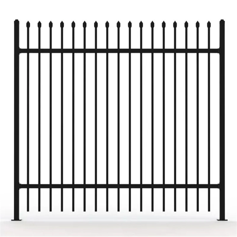 Metal Steel / Aluminum Tubular Fences Steel Railing Wrought Iron Fence Panel Decorative Fencing Aluminum Garden Fence