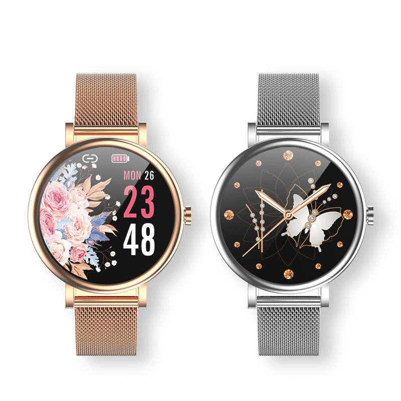 High quality/High cost performance  Stainless Steel Smart Woman Smartwatch IP68 Waterproof Smart Watch for Ios Lw06