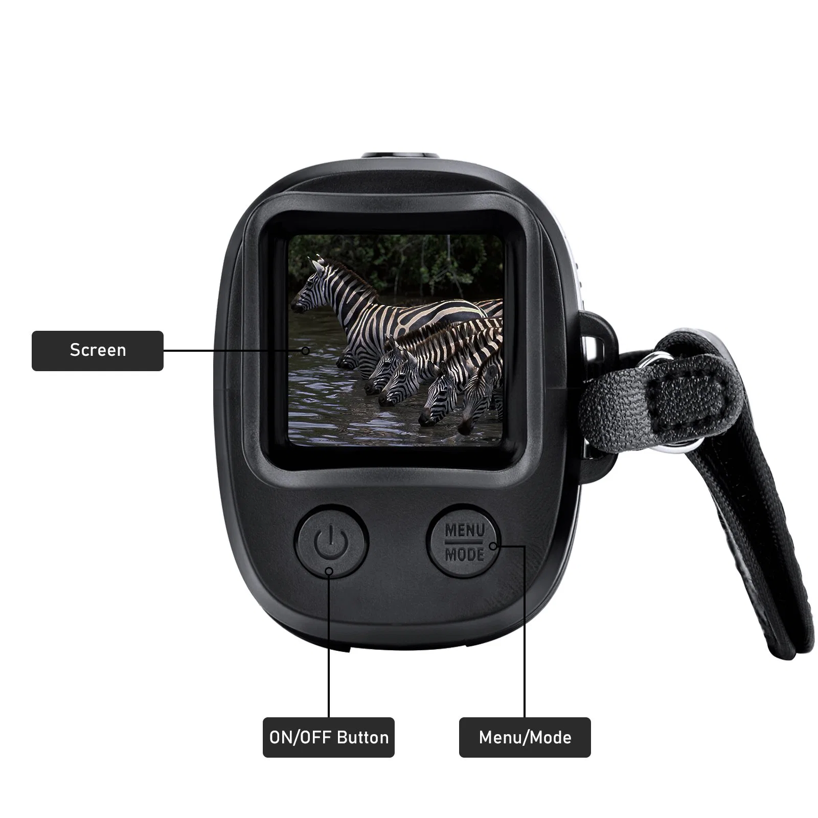 Gtmedia N1 Night Vision UHD Binoculars for Camping with 2.3 Inches Large LCD Screen, Easy for Viewing and Comfortable to Eyes.