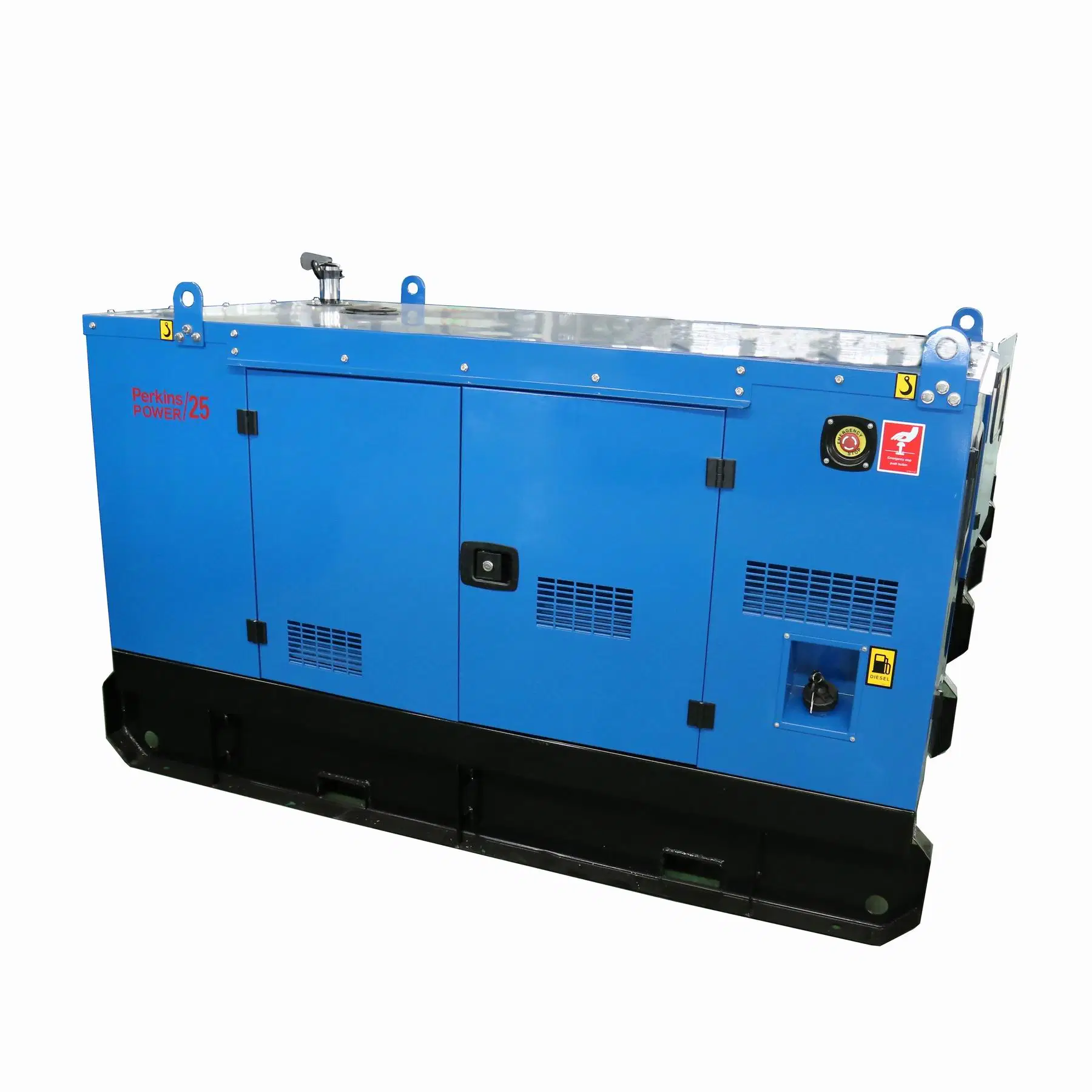 Chinese Manufacture 25kVA Perkins Cummins Small Size Super Silent Sound Proof Diesel Engine Alternator Self Running Electric Auto Start Generator Price