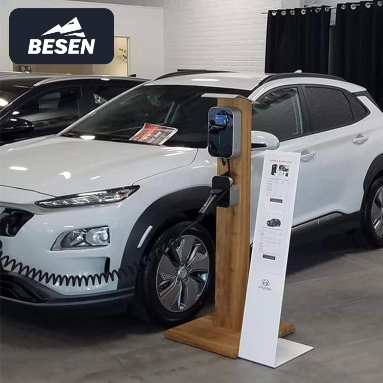 Besen Factory ODM OEM 7kw 11kw 22kw tipo 2 IEC62196 Carregador de automóvel Fast EV para veículos elétricos de série Estação de carregamento da caixa de parede