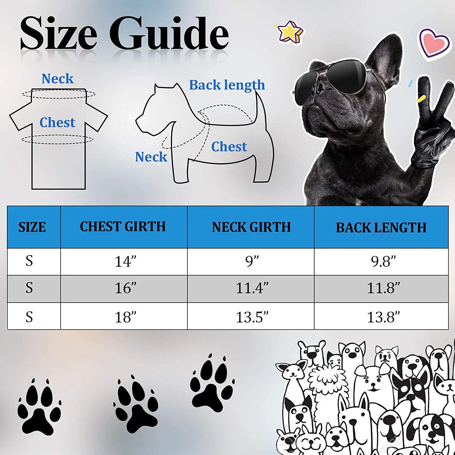 T-shirt imprimé animal de compagnie de l'été Pet T shirt cool chiot Shirts chien T-shirts en coton doux chien Sweat-shirt respirable