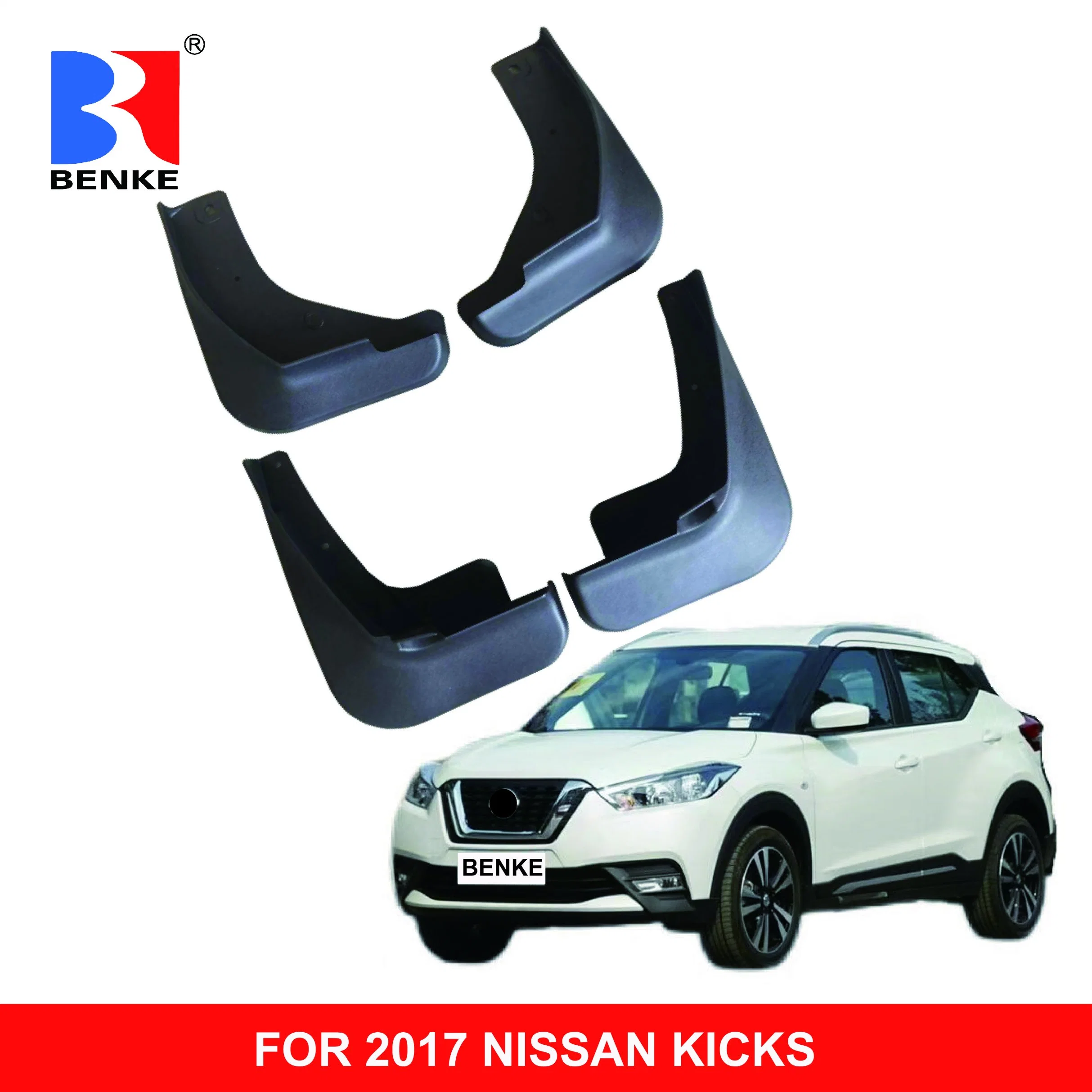 Conjunto Nissan Juke X-Trail Kicks Patrol NV200 Qashqai/Rogue Sport moldado Guarda-lamas guarda-lamas guarda-lamas guarda-lamas traseiros dianteiros Guarda-lamas 4PCS