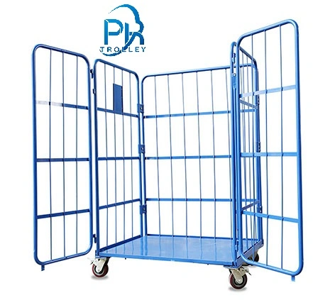 4 Sides Roll Container/Roll Cage/Warehouse Trolley