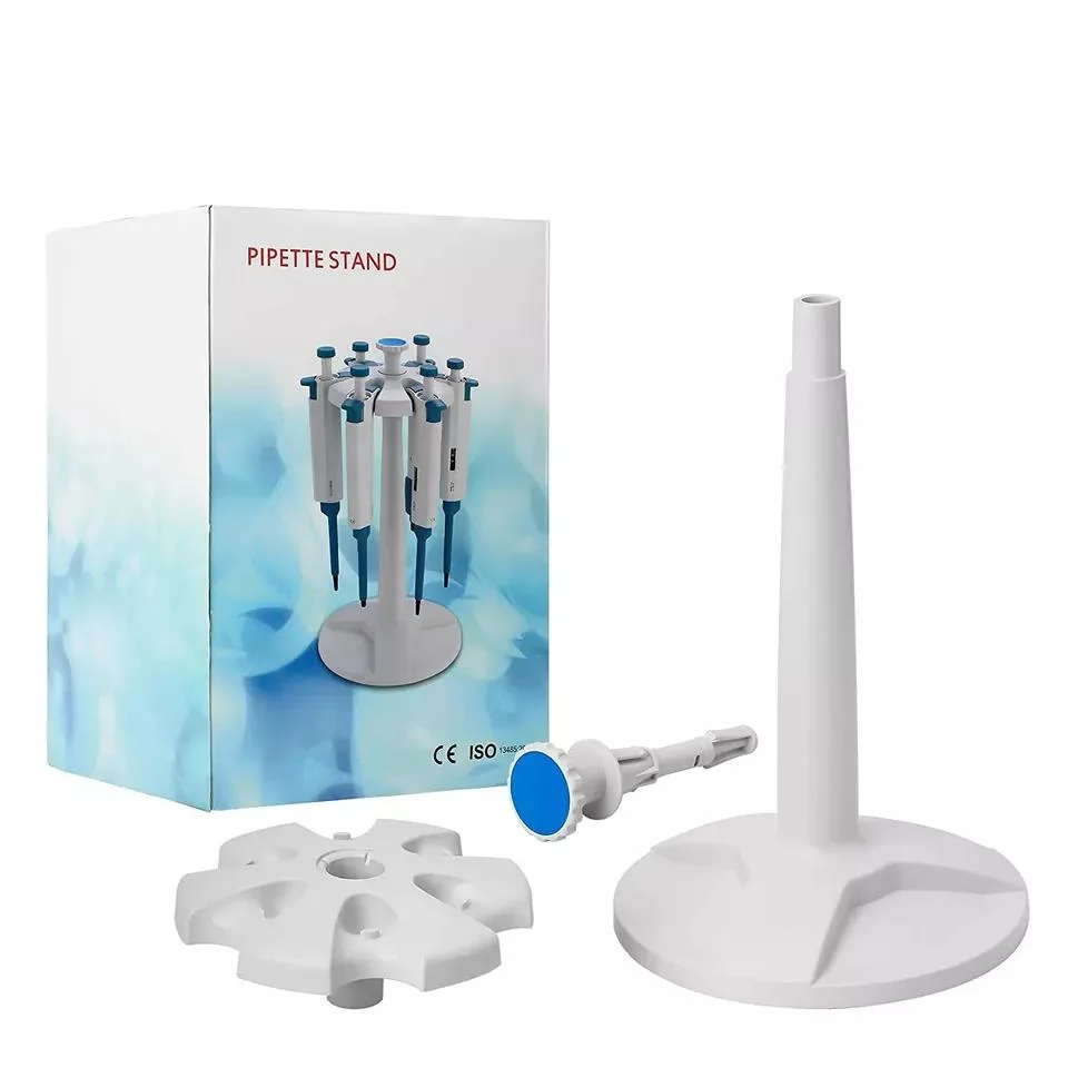 Lab Equipment Micropipette Holder Pipette Stand for Single Multi-Channel Pipettors