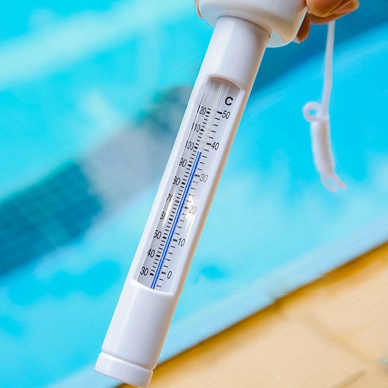 Portable Thermometer Swimming Pool Fahrenheit and Celsius Floating Pool SPA Pond Hot Tub Thermometer W/ String Cord & F/ C Display Bl20123